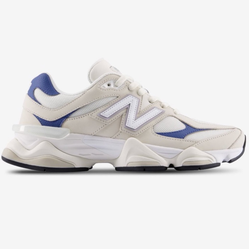 🤍 NEW BALANCE 9060 WHITE BLUE 👖 - Picture 1 of 4